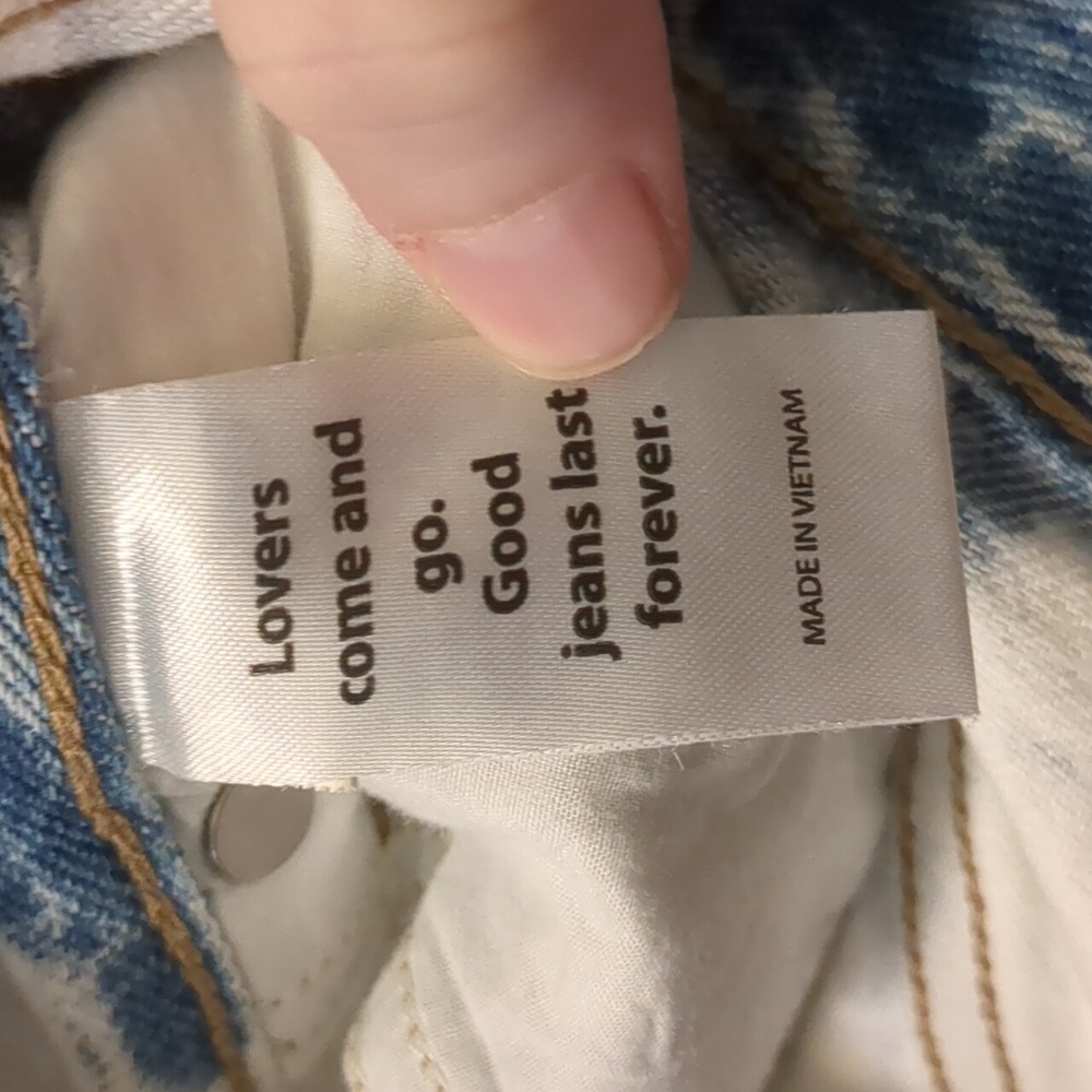 PacSun Tie Dye High Waisted Straight Leg Jeans size 23 - Picture 7 of 10